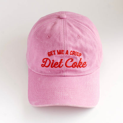 Get Me A Crisp Diet Coke Pink Hat