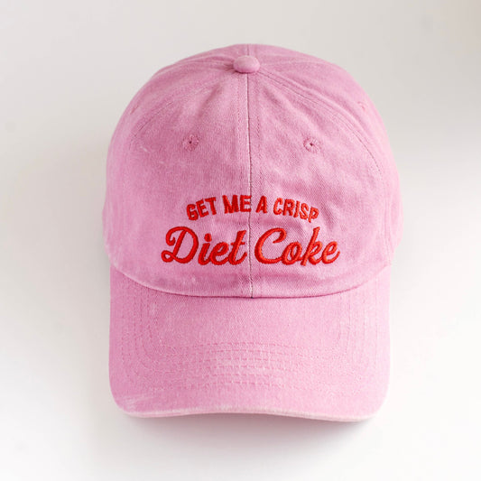 Get Me A Crisp Diet Coke Pink Hat