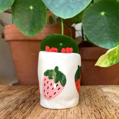 Ceramic Match Holder (Strawberries)