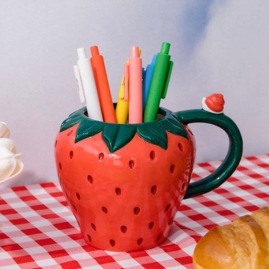 Ceramic Strawberry Mug