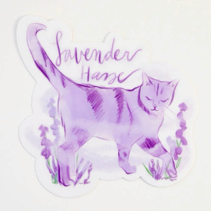 Swiftie Cat "Lavender Haze" Sticker