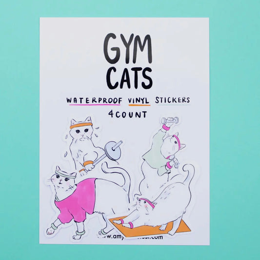 Gym Cats Sticker Pack