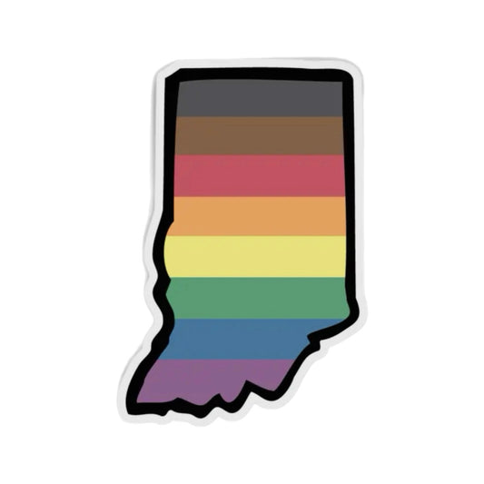 Indiana Inclusive Pride Sticker