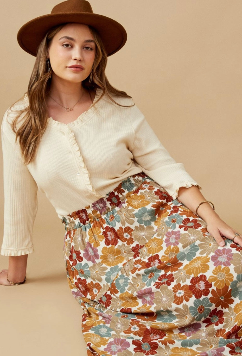 Wren Floral Skirt