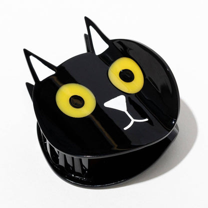 Black Cat Claw Clip
