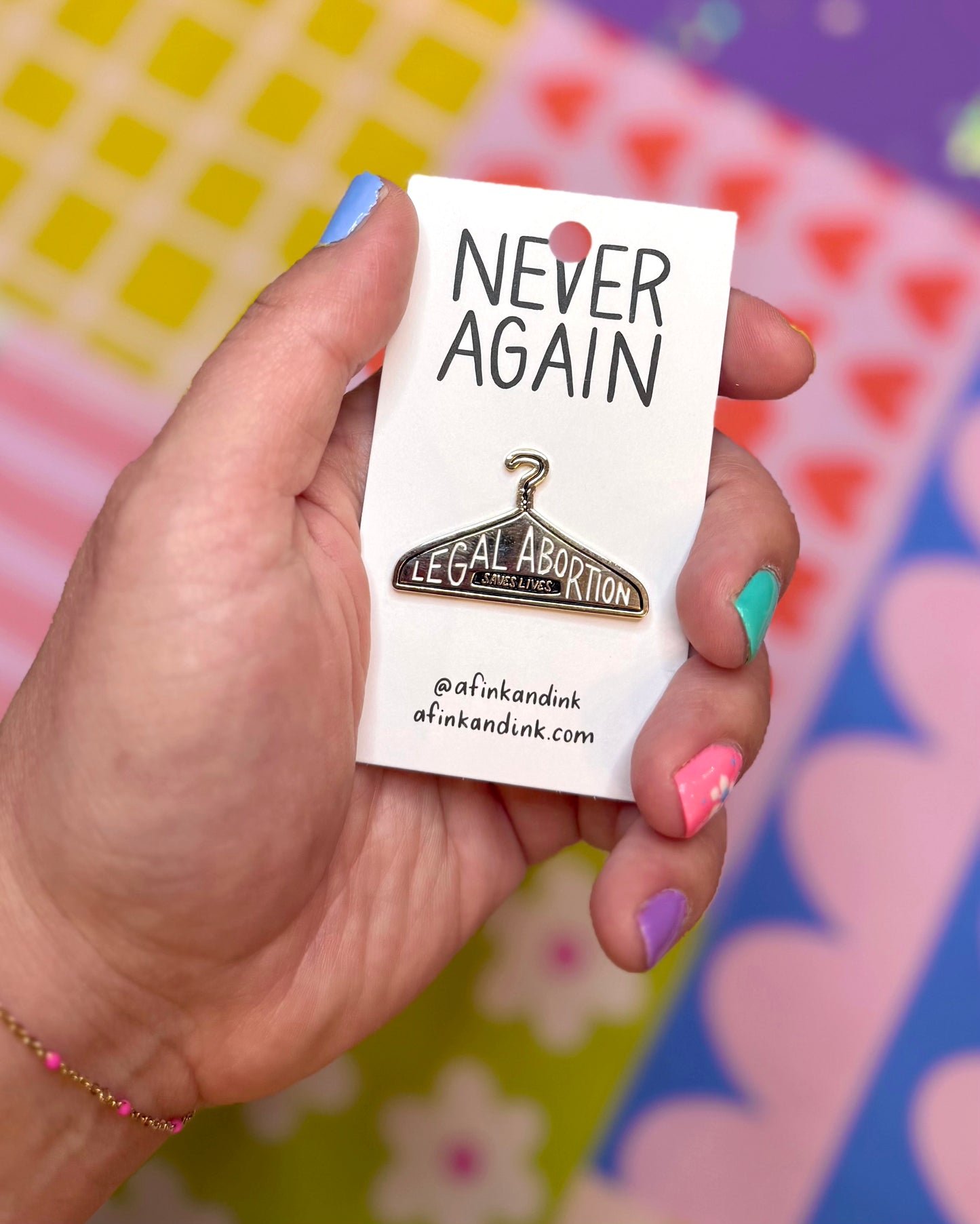 Legal Abortion Saves Lives Pin