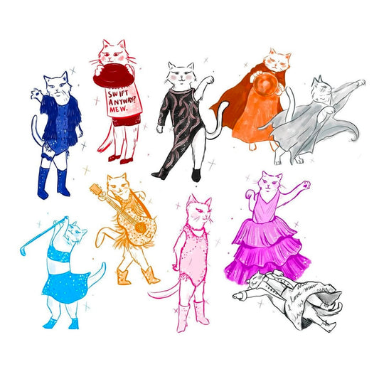 Eras Cats Sticker