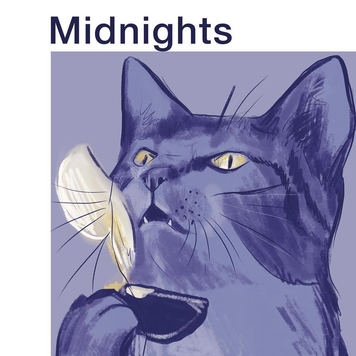 Swiftie Cat "Midnights" Sticker