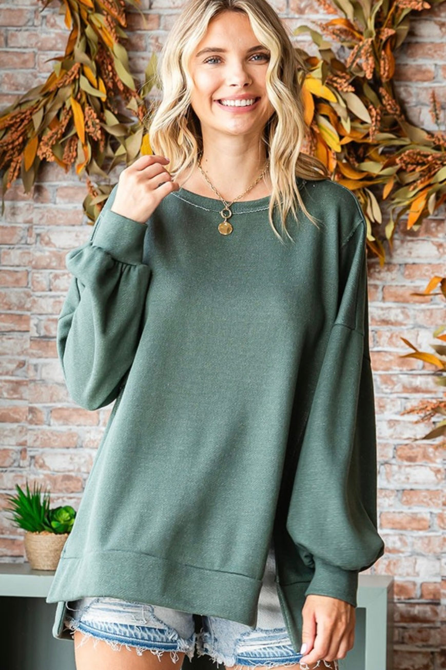 Hannah Oversized Sweatshirt – Maple Layne Market