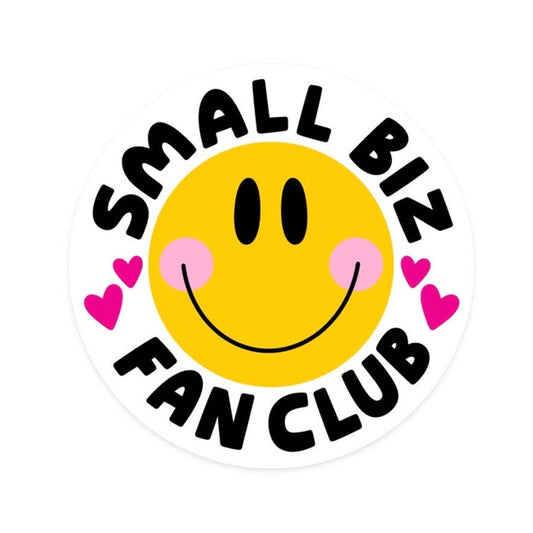 Small Biz Fan Club Sticker