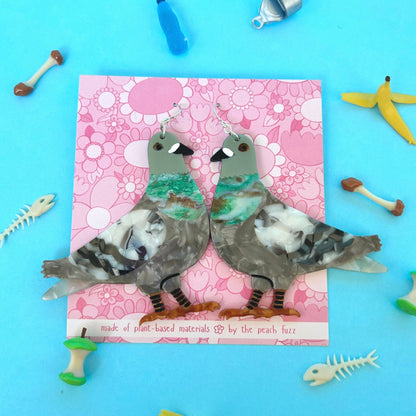 Pigeon Earrings