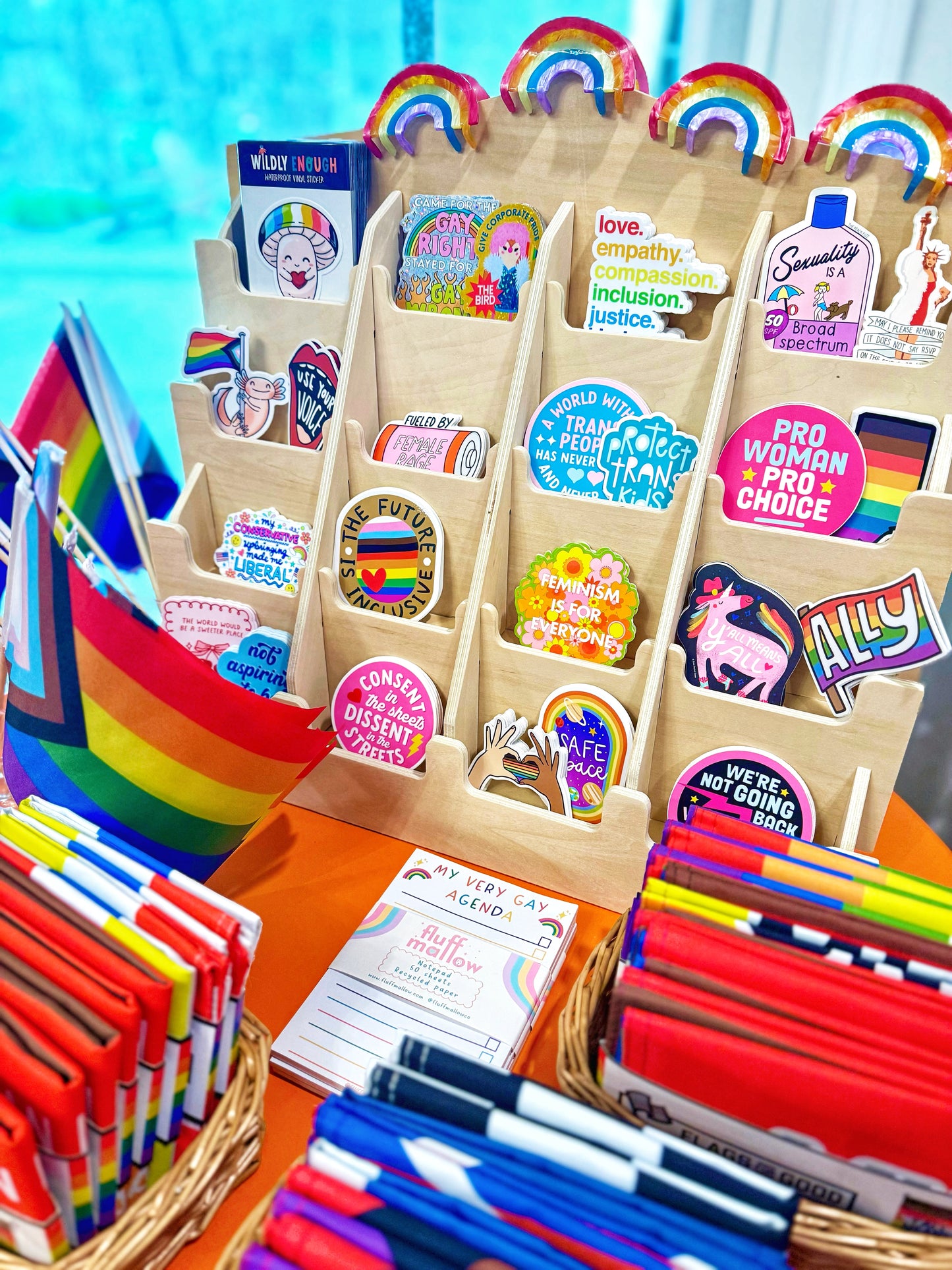 Gay Wrongs Glitter Sticker