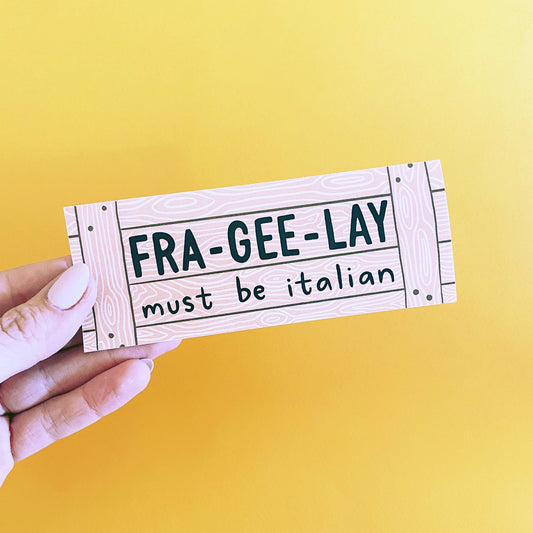 Fra-Gee-Lay Paper Sticker (from A Christmas Story)