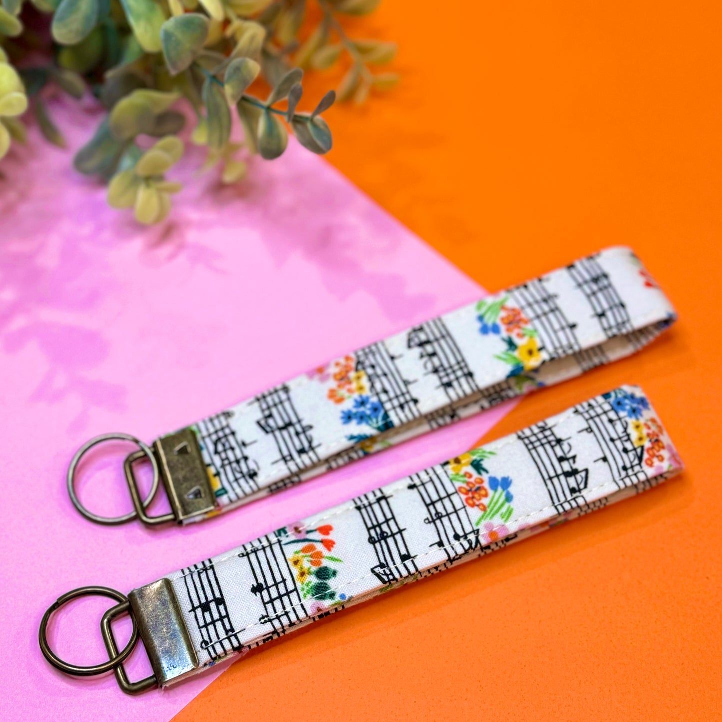 Wristlet Keychain: Sheet Music