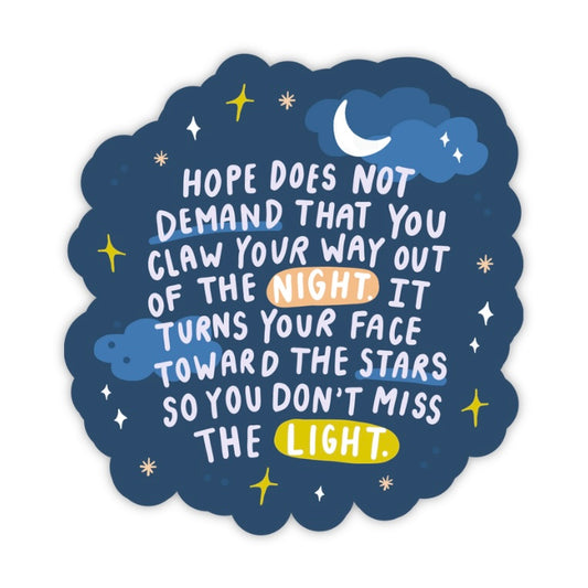 Hope Faces the Stars Sticker