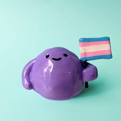 Weird lil’ Guy (Trans Pride Flag)