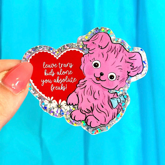 Leave Trans Kids Alone Sticker