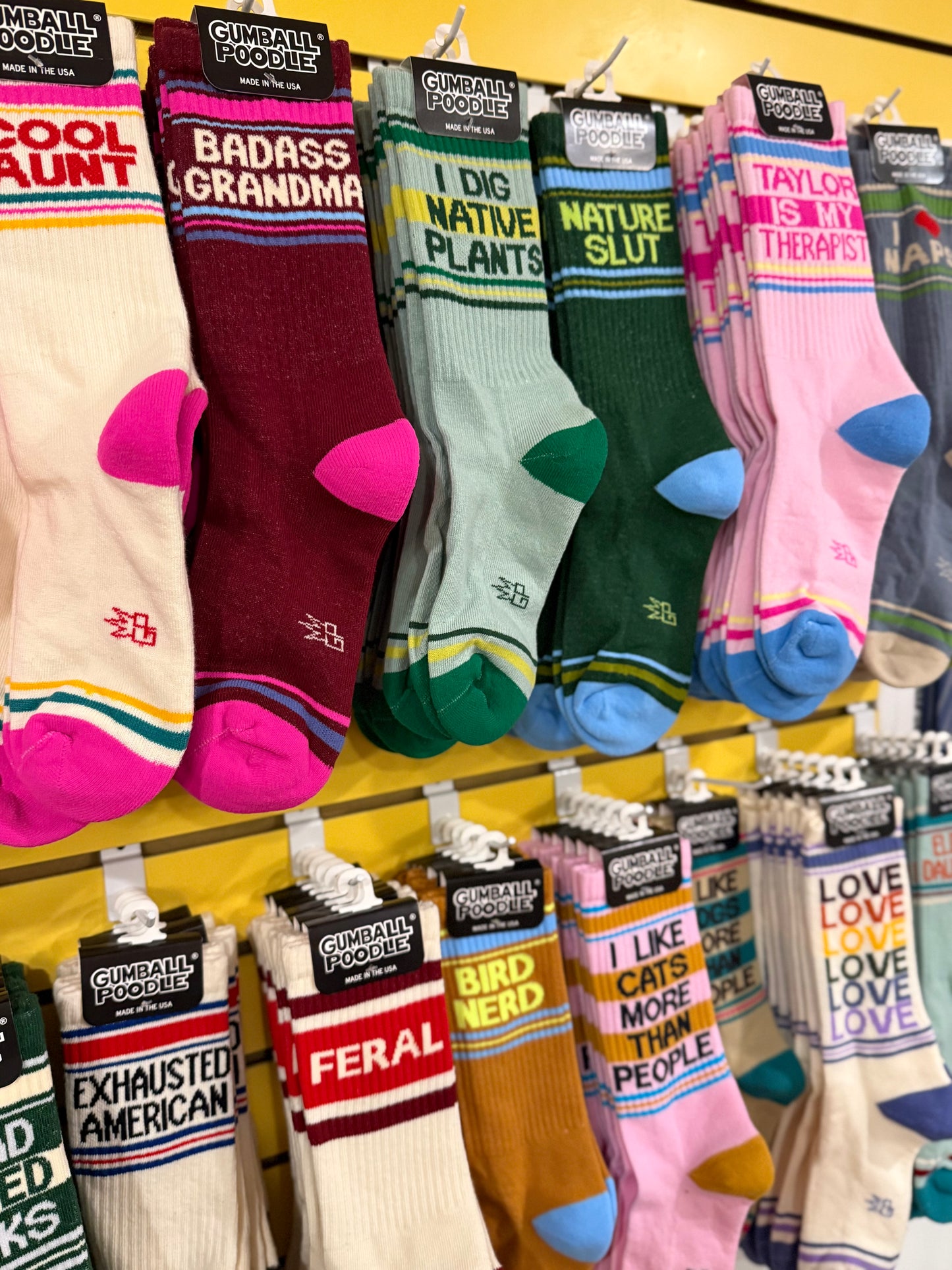 Nature Slut Retro Crew Socks