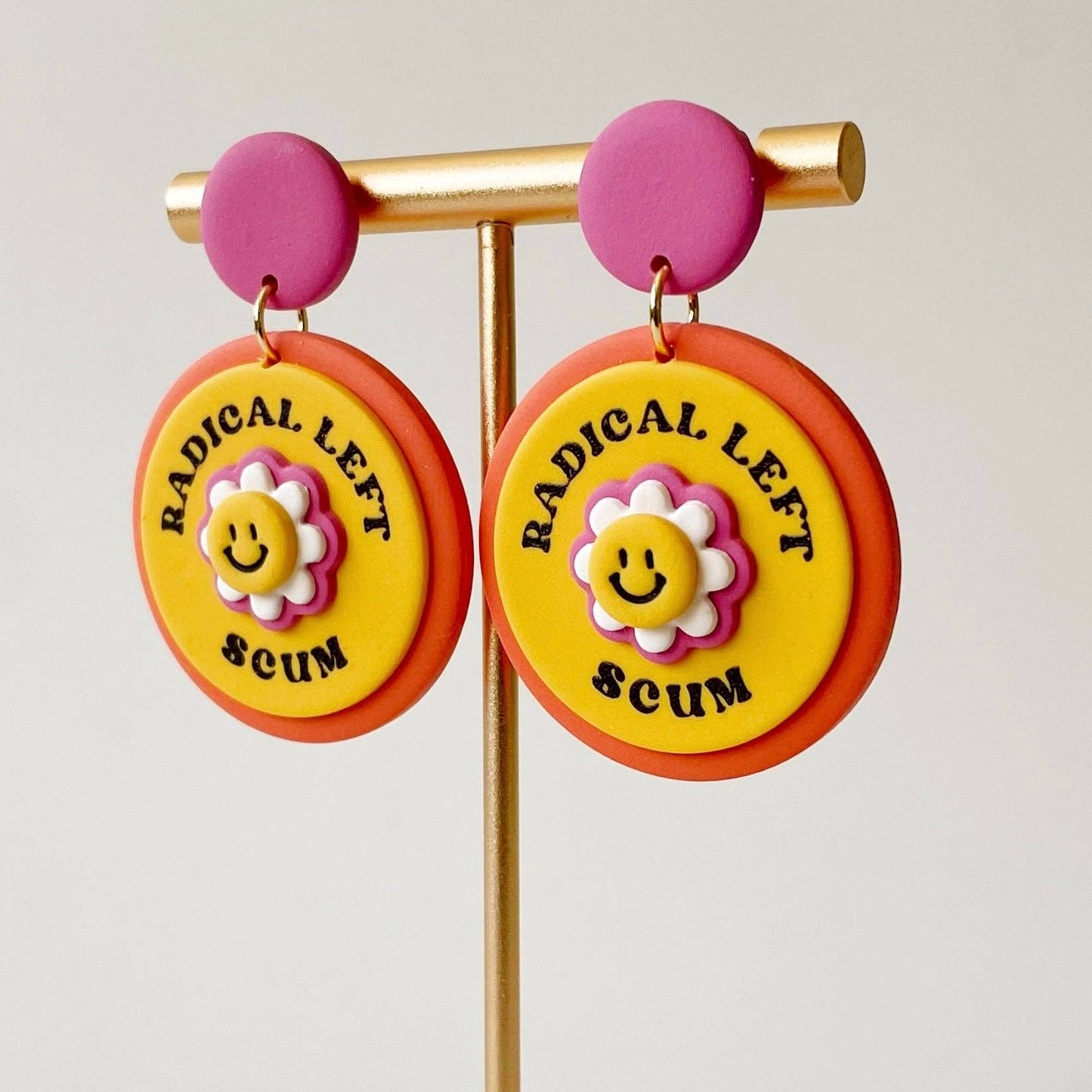 Radical Left Scum Earrings
