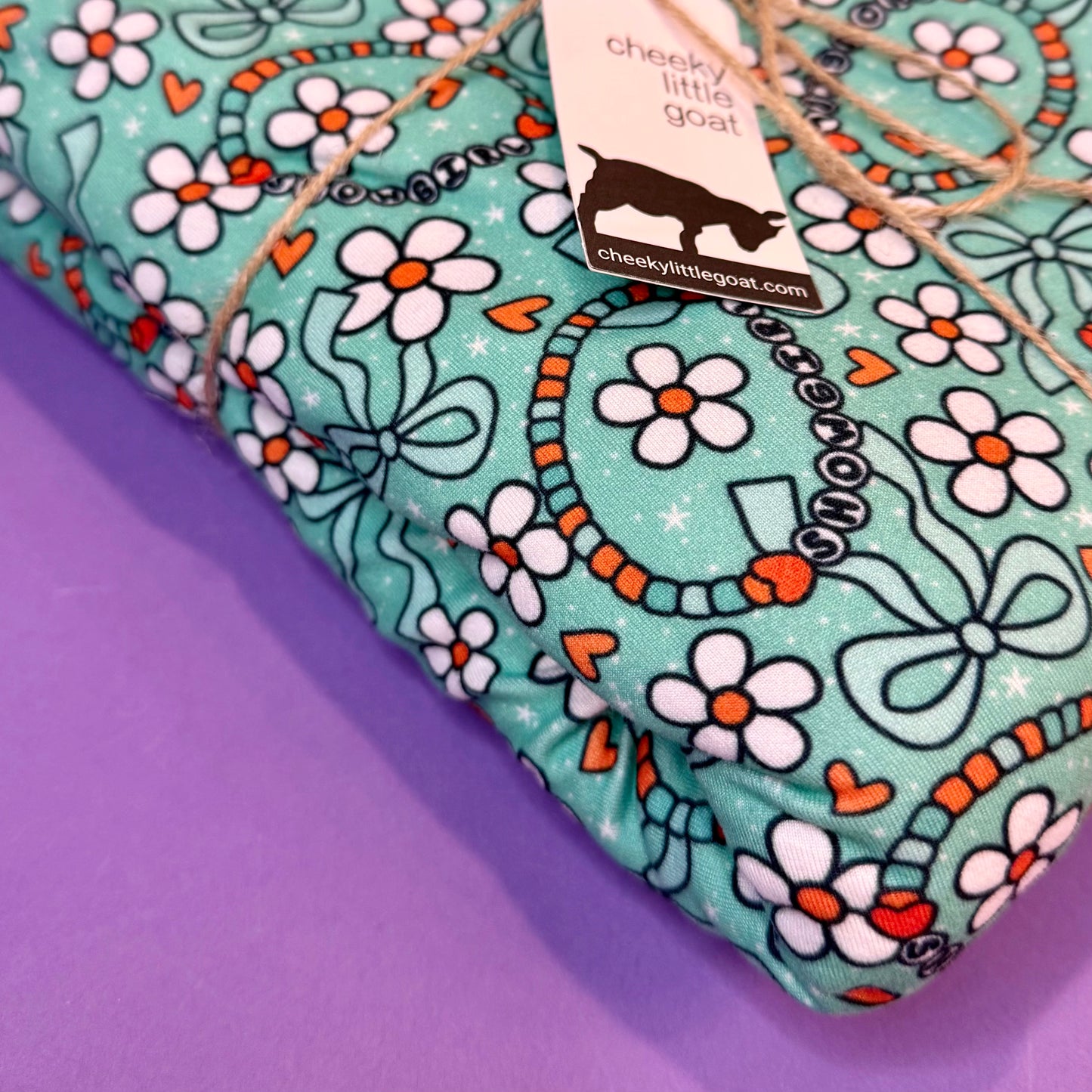 Taylor Swift Showgirl Friendship Bracelets Blanket (Teal)