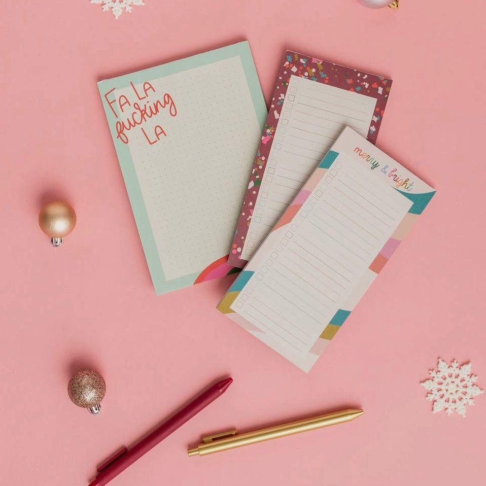 Holiday Notepad: Merry & Bright