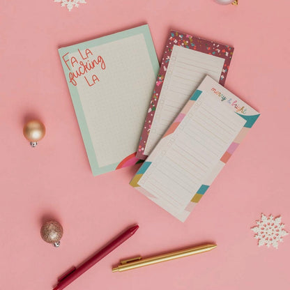 Holiday Notepad: Merry & Bright