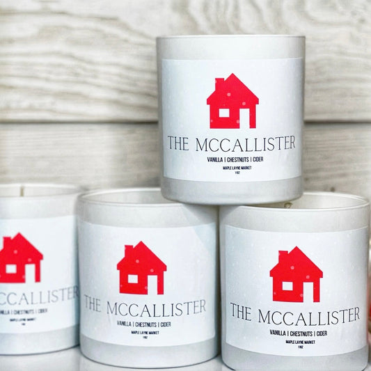 The McCallister Candle (vanilla • chestnuts • cider)