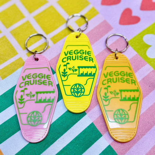 Veggie Cruiser Keychain