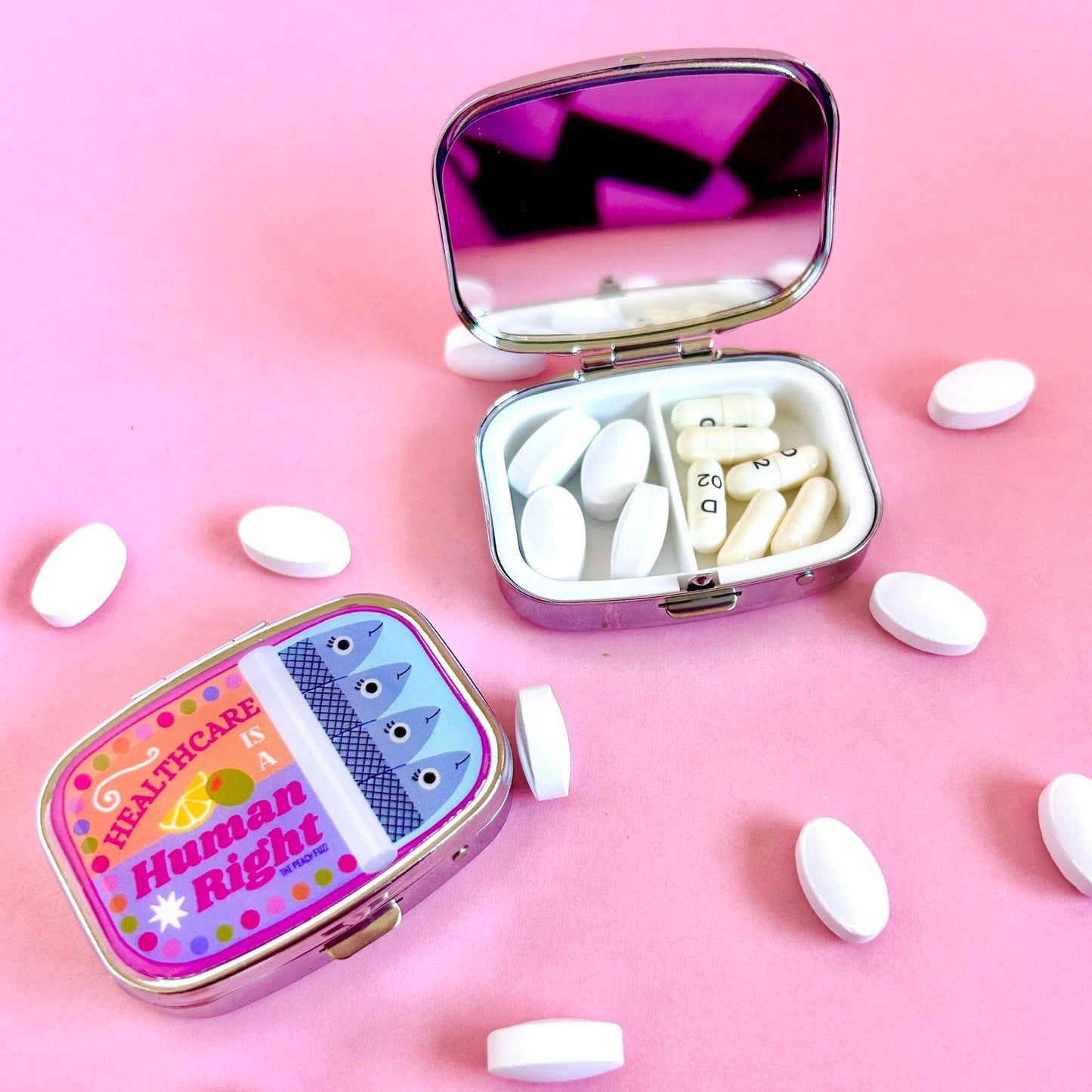 Sardine Can Pill Case