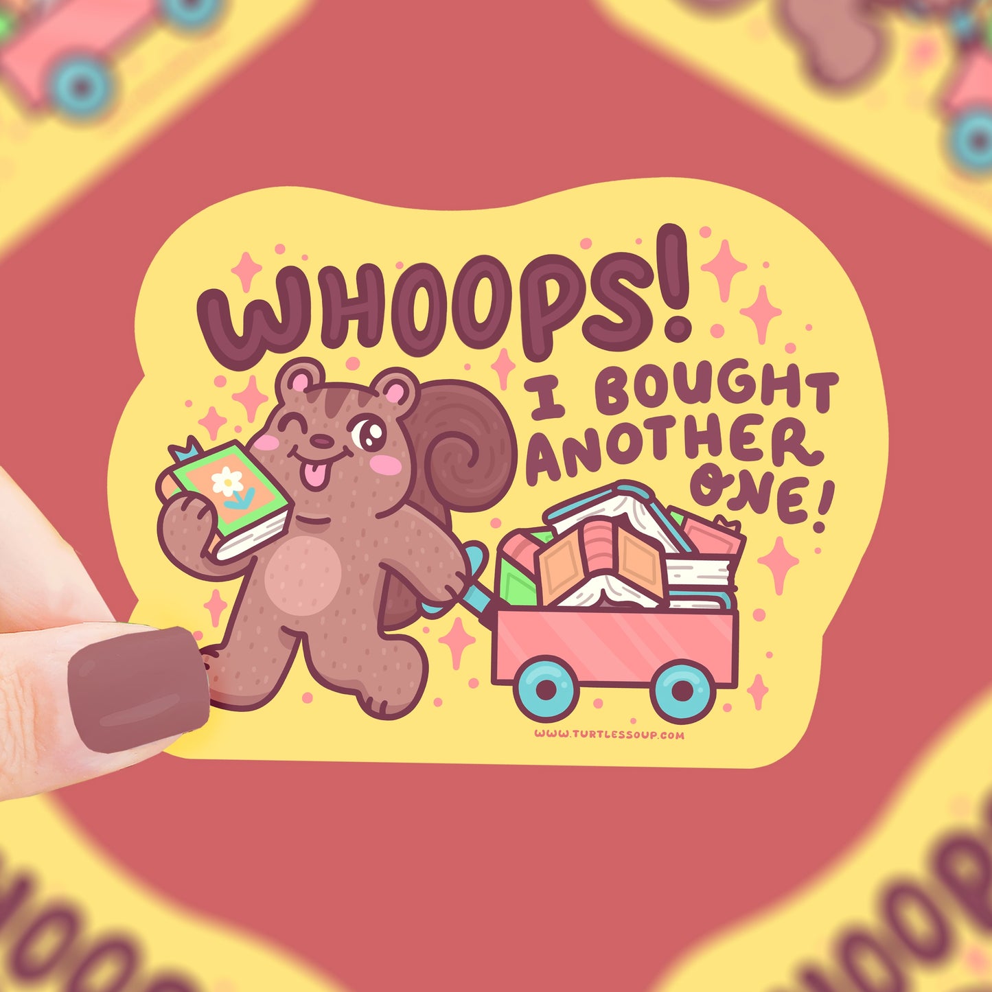 Whoops, Another Book! Sticker