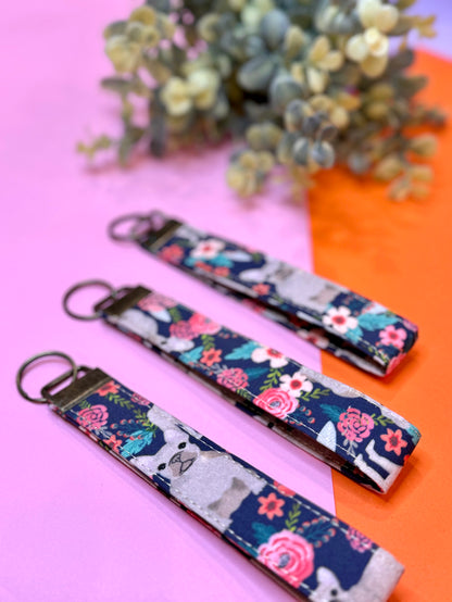 Wristlet Keychain: Frenchies