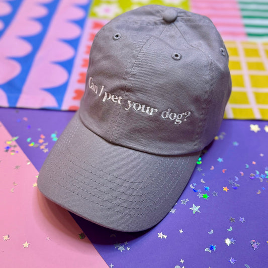 Can I Pet Your Dog Hat (Grey)