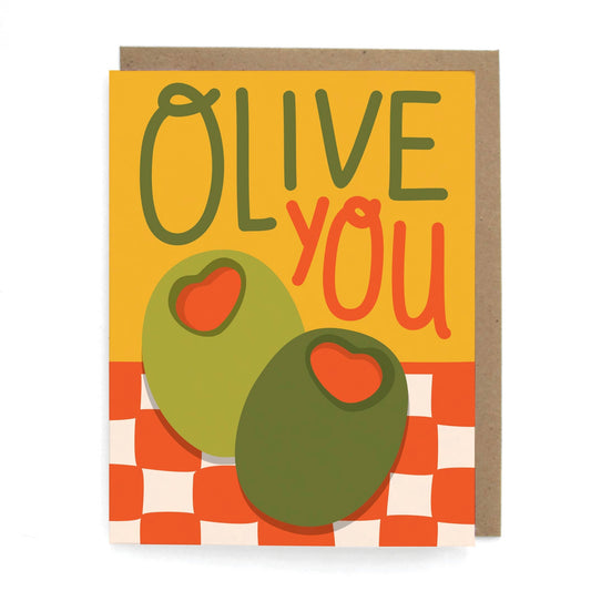 Olive You Card
