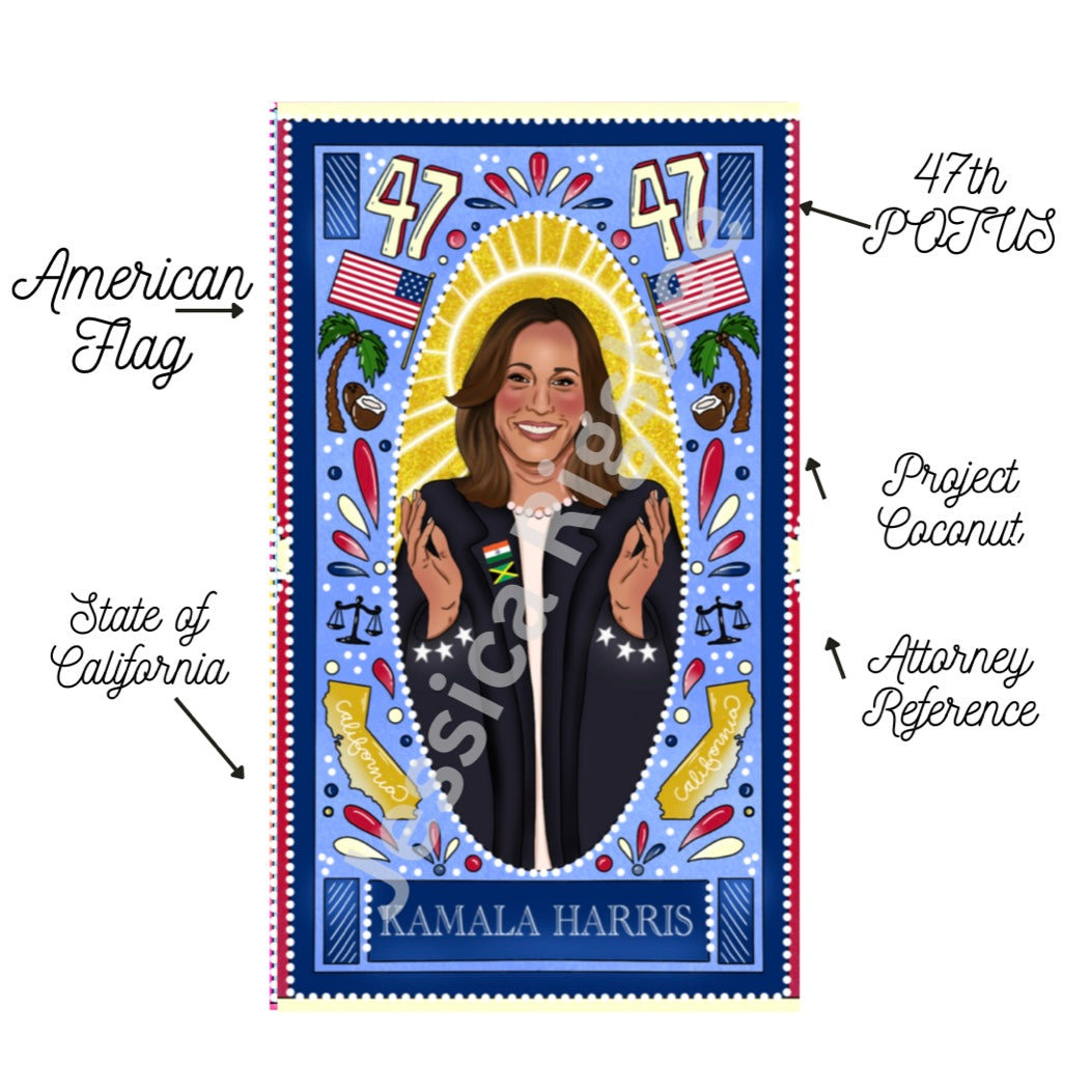 Saint Kamala Candle