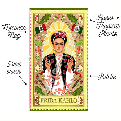 Saint Frida Kahlo Candle