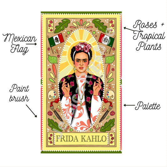 Saint Frida Kahlo Candle