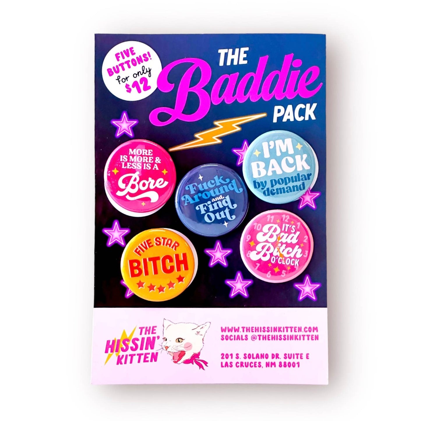 The Baddie Pack (Buttons)