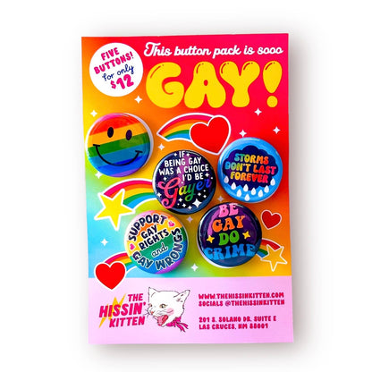 The Gayest Pack (Buttons)