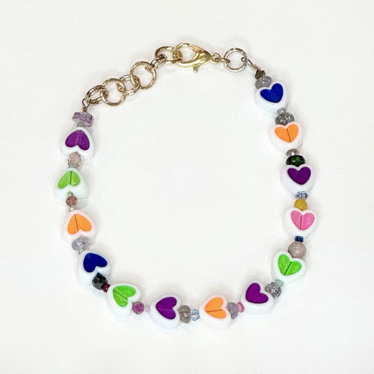 Colorful Heart Bracelet