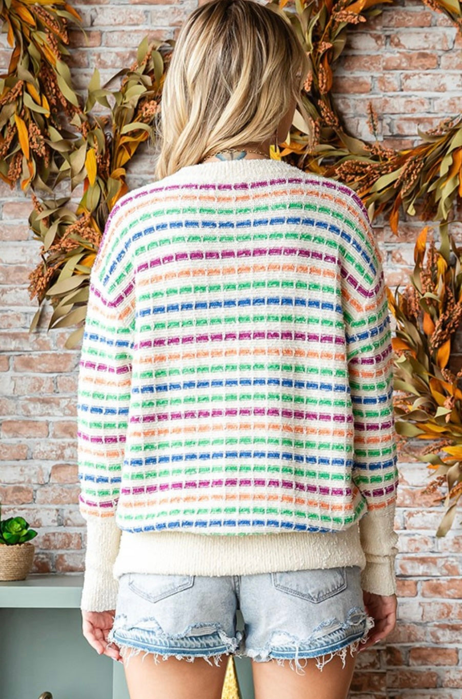 Taylor Striped Knit Sweater