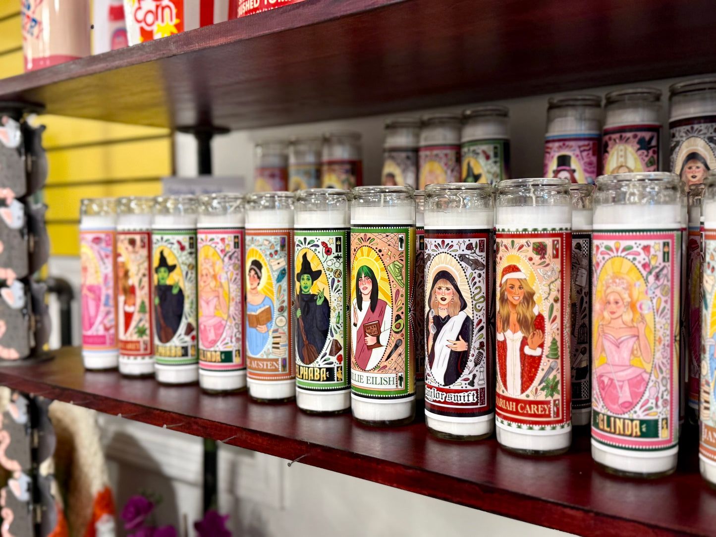 Saint Jane Austen Candle