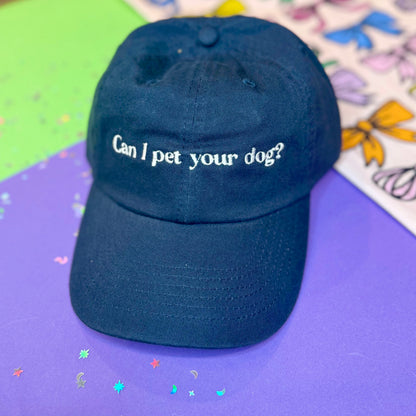 Can I Pet Your Dog Hat (Navy)