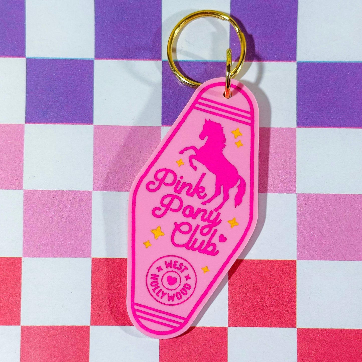 Pink Pony Club Keychain