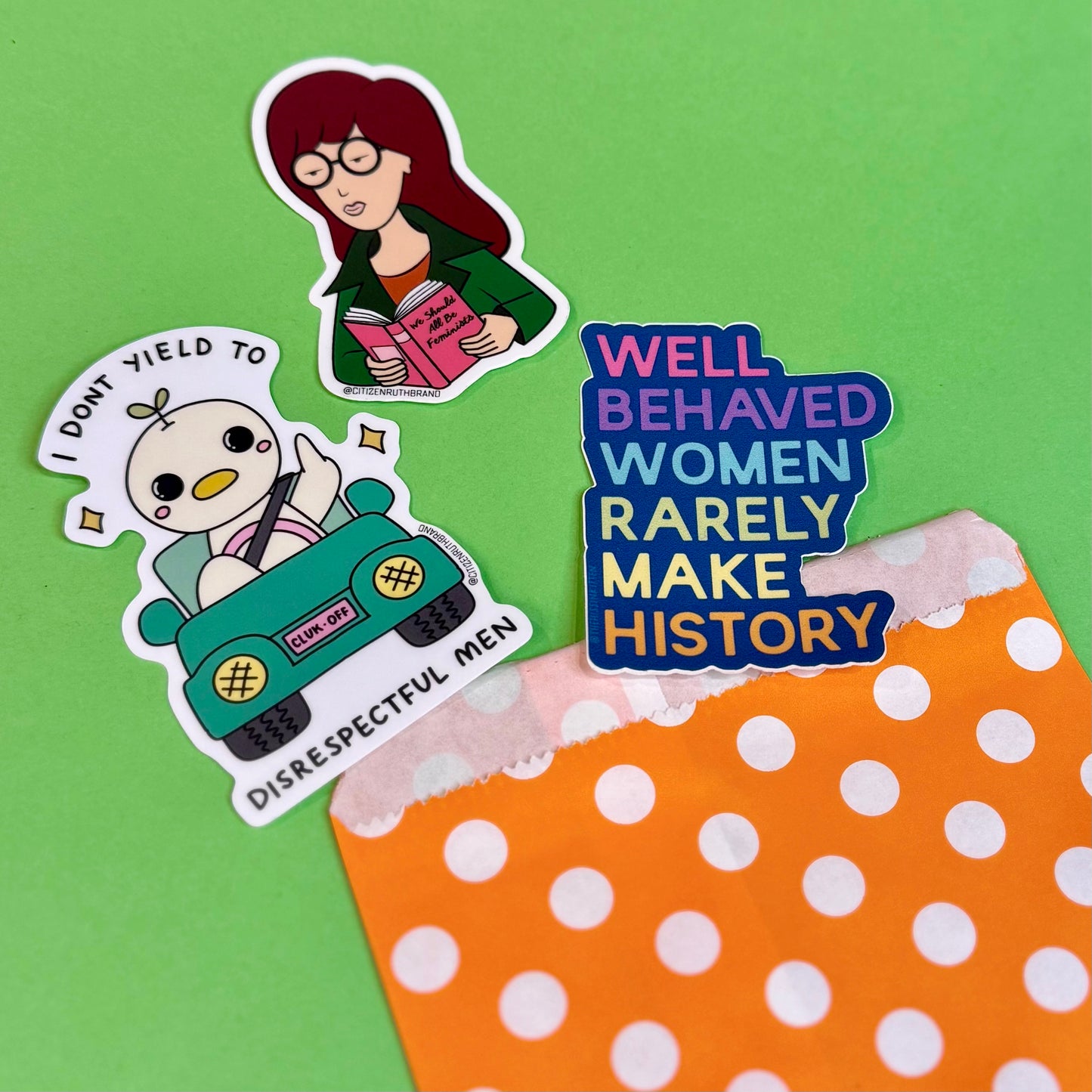 Surprise Sticker 3-Pack (Feminist)