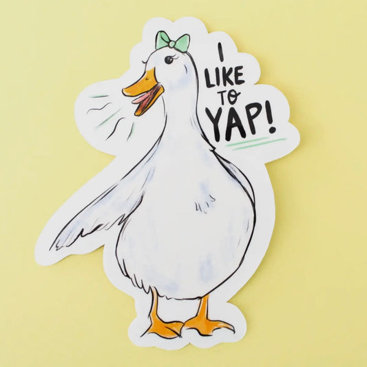 Yapping Duck Sticker