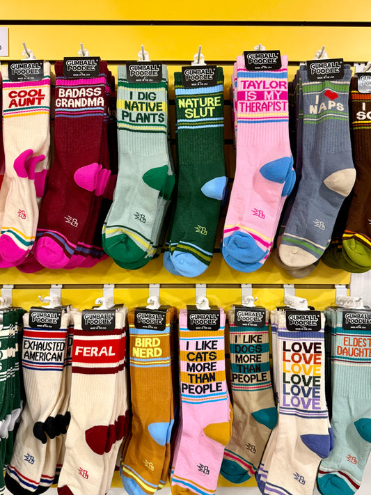 Feral Retro Crew Socks