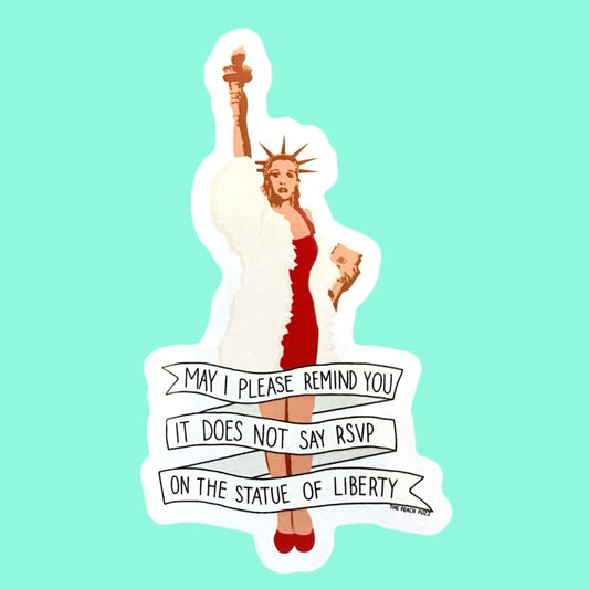 Clueless RSVP Sticker