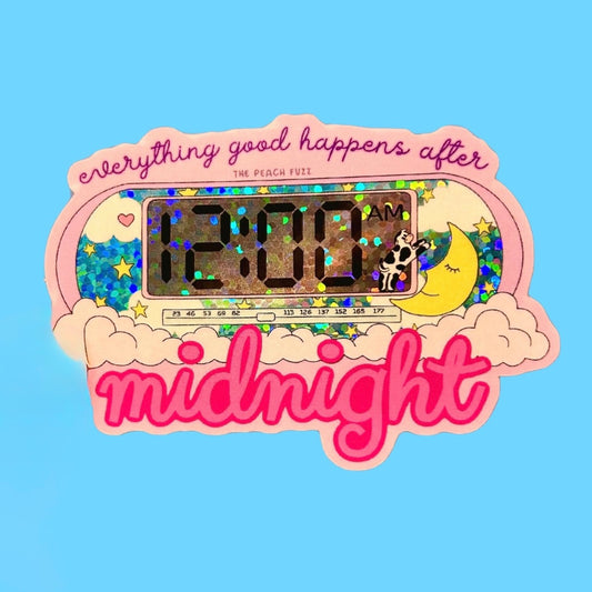 After Midnight Glitter Sticker