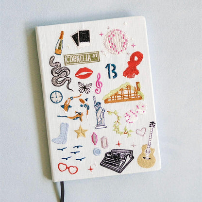 Taylor Swift Embroidered Hardcover Notebook