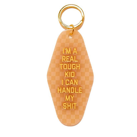 I'm a Real Tough Kid Keychain
